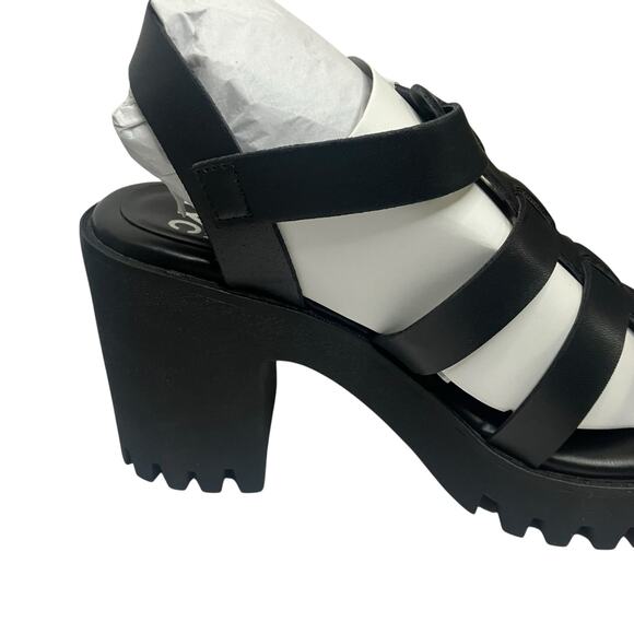 NWT Madden NYC Women's Black Fisherman's Sandals Size 10 - Picture 6 of 8